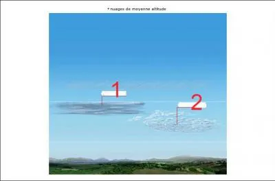 Ici c'est un altostratus et un altocumulus. Où l'altostratus se situe-t-il ?