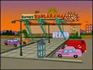 Lieu de dtente. Le centre de grands vnements  Springfield comme a pu l'tre le score parfait de 300 points qu'a ralis Homer. Ce bowling est tenu par l'oncle de Barney :