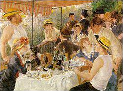 Quel peintre impressionniste n en 1841 a ralis 'Le djeuner des canotiers' ?