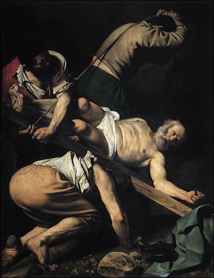 Qui a peint la crucifixion de Saint Pierre ?
