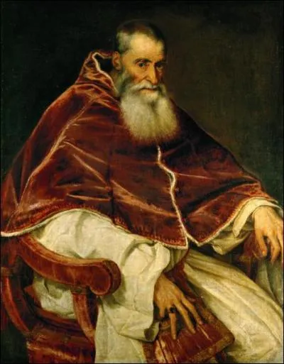 Qui a peint ce portrait du pape Paul III ?