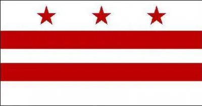 Il y a aux tats-Unis un district fdral, comment se nomme-t-il ? ( L'image est le drapeau de ce district ).