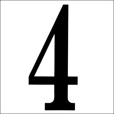 Quatre, 4...