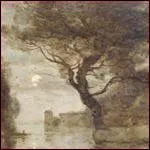 Quel peintre membre de l'Ecole de Barbizon a ralis ' Clair de lune sur les eaux' ?