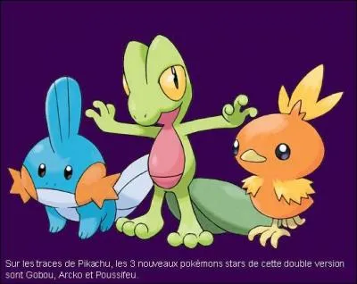 Qui sont ces pokmons ?