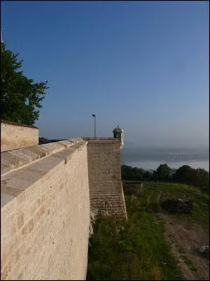 Quelle est cette grande ceinture de pierre, tant localise au pied du donjon, et dernier vestige de la ville fortifie de Chaumont ?