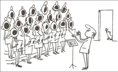 Quel mot désigne un ensemble de personnes chantant dans une école ou dans une église ?