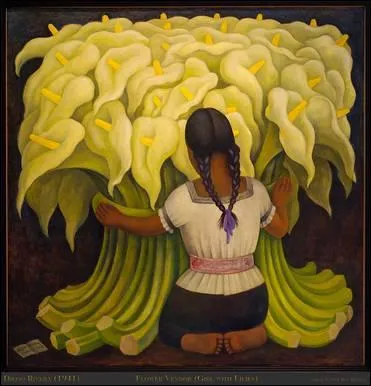 Qui a peint Vendeuse de fleurs ?