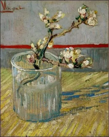 Qui a peint Branche d'amandes dans un verre ?