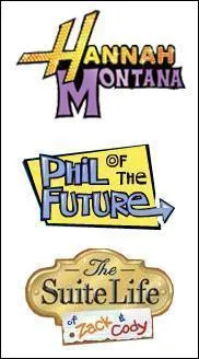 Lequel de ces logos est celui de "La Vie de palace de Zack et Cody" ?