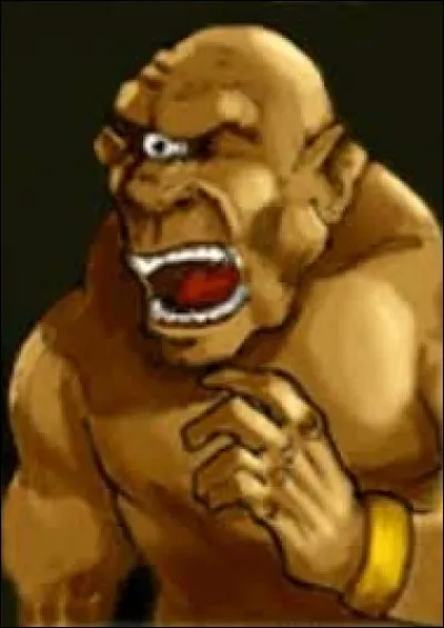 Il a les ''deux yeux dans le même trou'' .