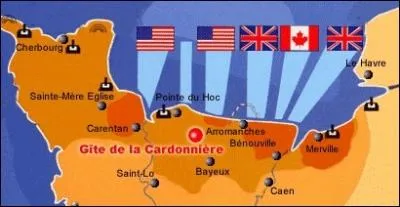 Quel nom n'a pas été donné à une des plages du débarquement ?