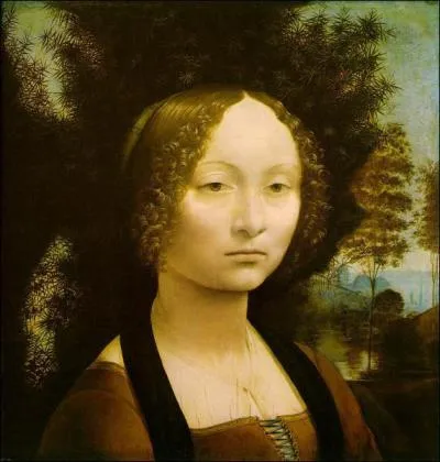 Le portrait de Ginevra de Benci est peint par Lonard  cette poque : quelle est sa spcificit ?