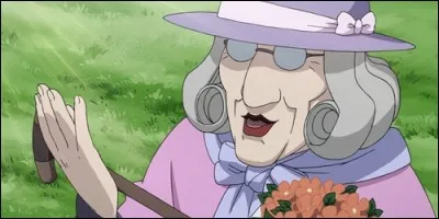 Qui croise le général Grumman à la gare alors qu'il est déguisé en vieille dame ?