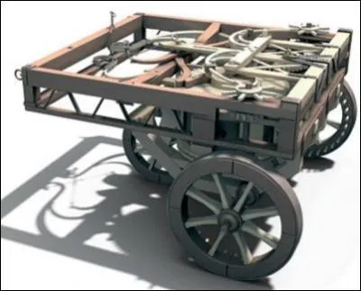 Lonard a invent la premire automobile de l'histoire, mais  quoi servait-elle  l'origine ?