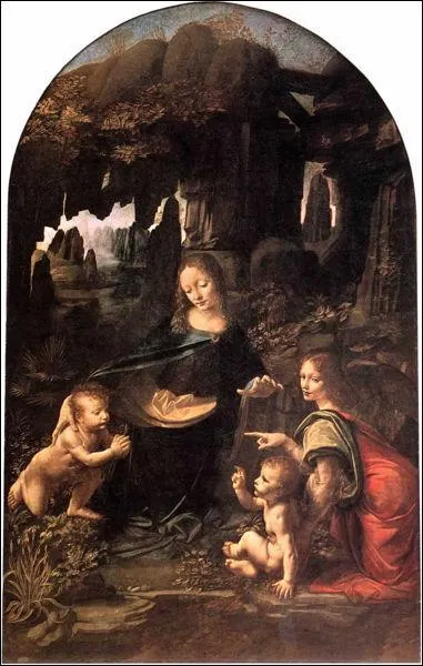 Combien y a t-il de versions du tableau 'La vierge aux rochers' ?