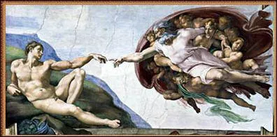 Quel est le nom de ce clbre tableau de Michel-Ange ?