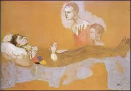 Qui a peint La mort d'Arlequin ?