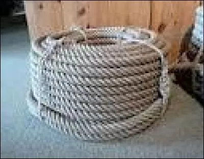 ''Un conseil si tu veux pas être ridicule : sur un bateau, ne dis jamais ''corde mais ''bout'' (prononce bien le T). Tu as le droit de dire ''corde'' uniquement pour -----------.''