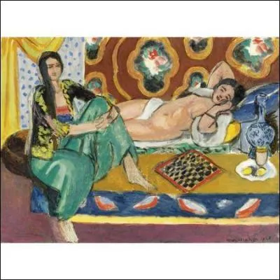 Qui a peint Odalisques jouant uax dames ?