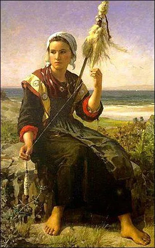 Qui a peint Fileuse ?