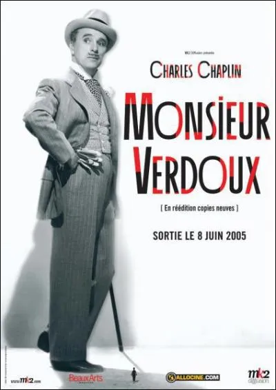 De quel célèbre criminel Charlie Chaplin s'est-il inspiré pour son film 'Monsieur Verdoux' ?