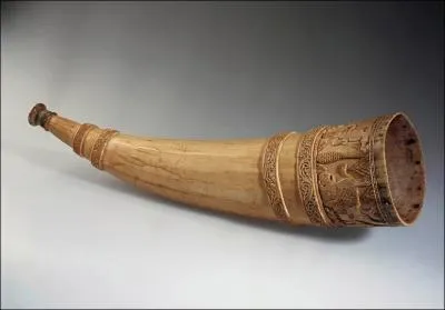 Au Moyen-Age, quel était le nom de ce cor en ivoire taillé dans une défense d'éléphant ?