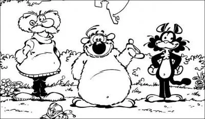 Dans "Cubitus", lequel d'entre eux est le chat ?