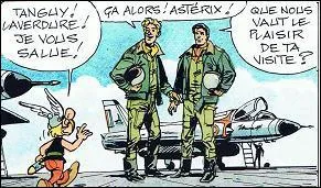 Aux cts de Tanguy et Laverdure dessin par :