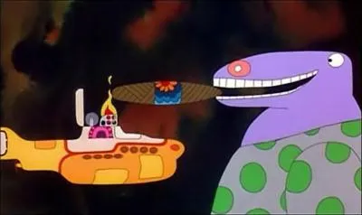 Qui voyage  bord du sous-marin jaune ?