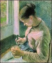 Qui a peint Petit djeuner Jeune paysanne prenant son caf ?