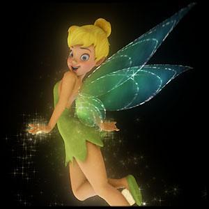 Comment s'appelle la jolie petite fée aux ailes de papillon qui est jalouse de Wendy ?