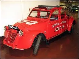 Et en France, la clbre 2 Cv des pompiers de :