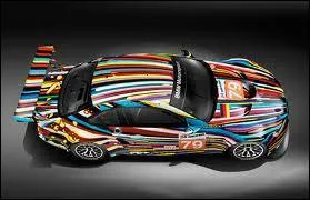 Ce modle peint par Jeff Koons a couru au Mans en 2010 :