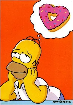 Quel est le gteau prfr d'Homer ?