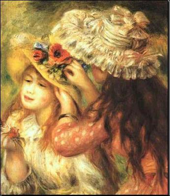 Le chapeau pingl a-t-il t peint par Renoir ?