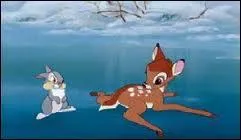 Qui apprend  Bambi  patiner ?