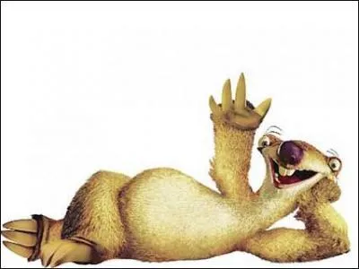 Dans 'l'age de Glace', qui est derrire Sid ?