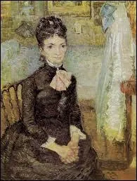 Femme prs d'un berceau :