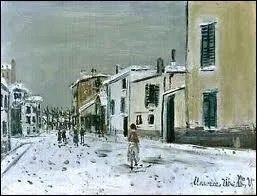 Celui-ci : 'rue d'un village sous la neige ' est de la priode... .