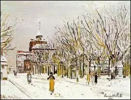 En dehors de Montmartre; il a peint galement la ville de... .