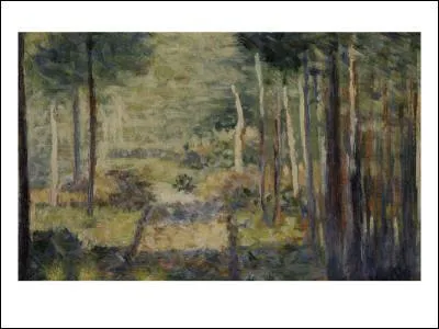 Qui a peint 'Alle en fort, Barbizon' ?