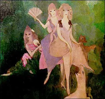 Qui a peint 'Femme dans la fort' ?