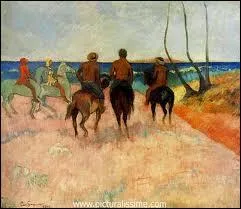 Qui a peint Cavaliers sur la plage ?