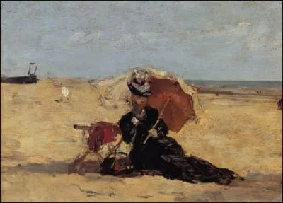 Qui a peint Femme  la plage de Berck ?