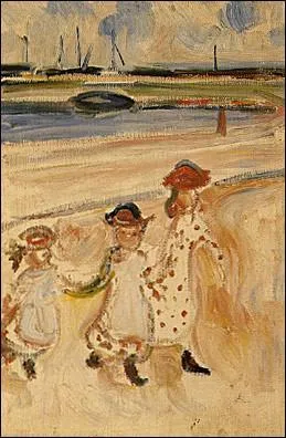 Qui a peint Trois fillettes sur la plage ?