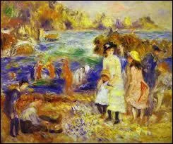 Qui a peint Enfants  la plage ?