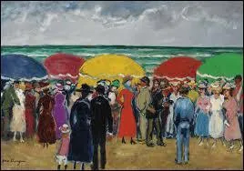 Qui a peint Dimanche  la plage ?