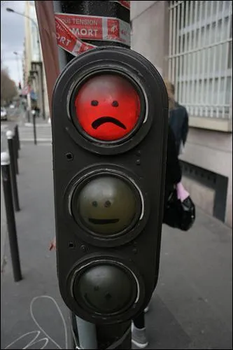 Monsieur, ____ avez brl un feu rouge !