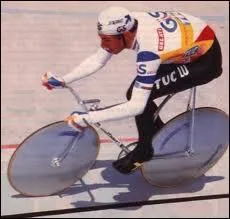 Recordman du Monde de l'heure en 1984  Mexico :